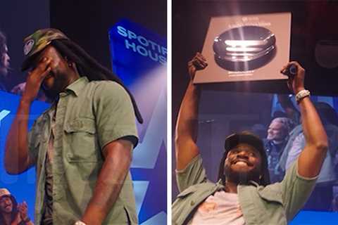 Shaboozey Gets Emotional After Surpassing Spotify's Billion-Stream Milestone