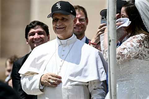 Pope Leo XIV Rocks White Sox Hat At Vatican