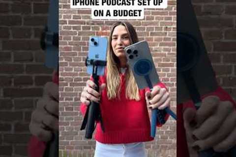 Budget Podcast Setup Record & Edit with Your Phone