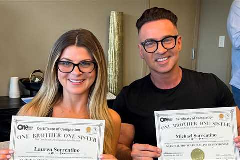 Mike 'The Situation' Sorrentino, Wife Are Intervention-Certified, Launch Treatment Center