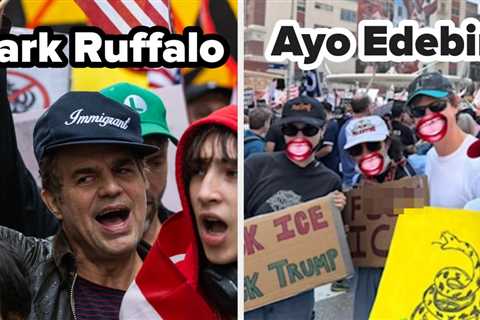 Here's Every Single Celebrity Who Attended The No Kings Protests