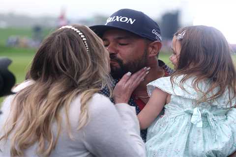 J.J. Spaun shares adorable moments with daughters, wife after US Open win on Father’s Day