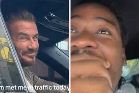 David Beckham Had The Perfect Response To A Group Of Fans Losing It After Spotting Him In Traffic