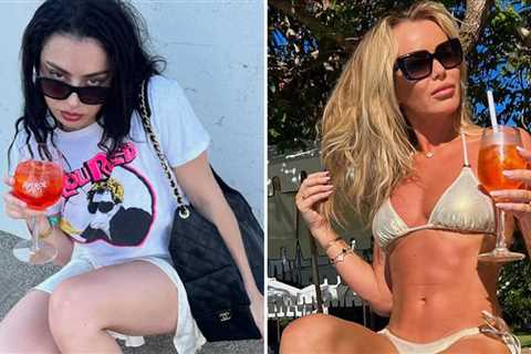 Celebs Sippin’ Summer Spritzers, Charli XCX, Kylie & More Raise a Glass