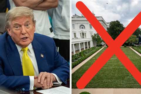 Donald Trump Is Paving Over The White House Rose Garden, And The Photos Of What It Looks Like Right ..