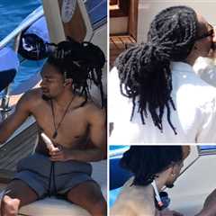 Halle Bailey Has Butt-Baring Wardrobe Malfunction, Mystery Man Likes It