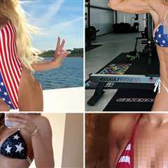 American Flag Swimwear Guess Who!