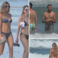Gisele Bündchen & Joaquim Valente Play in Ocean With Kids in Costa Rica