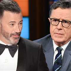 Jimmy Kimmel Curses Out CBS In Support of Stephen Colbert After ‘Late Show’ Cancellation