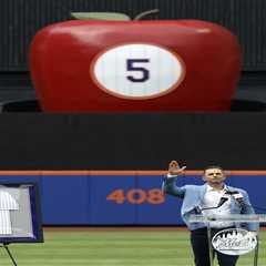 David Wright lands his place in Mets immortality as his No. 5 officially gets retired in emotional..