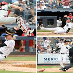 J.T. Realmuto wows with leaping tag to get Cody Bellinger at plate in unreal play