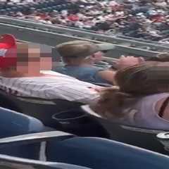 Phillies fans seemingly caught on video in Yankee Stadium sex act