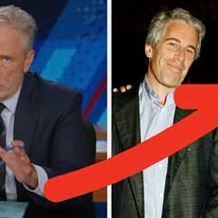 Jon Stewart Was Stunned By These 2 Deeply Odd Words Trump Used To Deny He Visited Jeffrey Epstein's ..