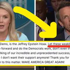 Seth Meyers Roasted Karoline Leavitt In A Comedy Bit About What Trump Shockingly Called His Past..