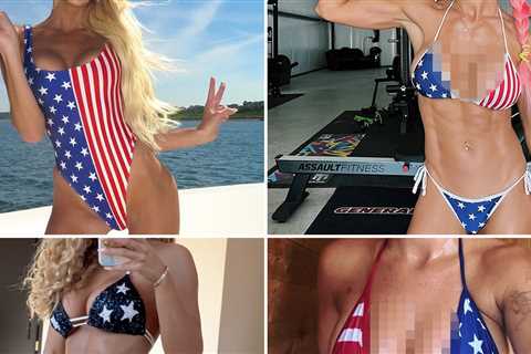 American Flag Swimwear Guess Who!