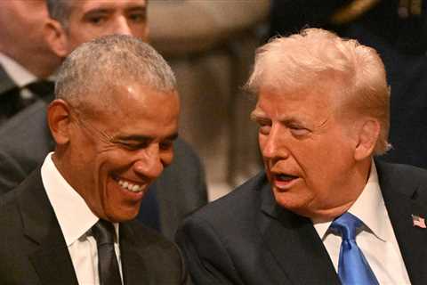 What President Trump Said To President Obama At Jimmy Carter's Funeral