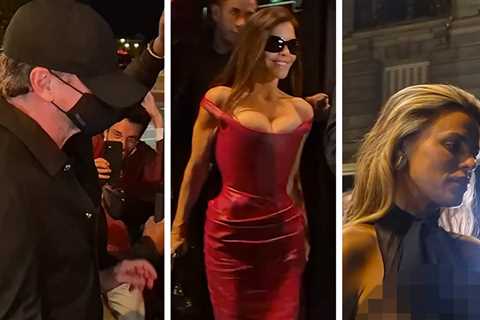 Leonardo DiCaprio, Lauren Sanchez & Brooks Nader Leave Swanky French Restaurant