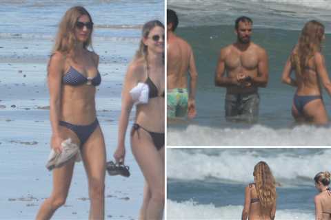 Gisele Bündchen & Joaquim Valente Play in Ocean With Kids in Costa Rica