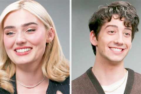 Milo Manheim And Meg Donnelly Just Competed In A Game Of Guess Who Featuring Their Zombies Costars, ..