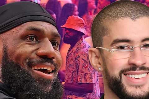 LeBron James Busts a Move at Bad Bunny's Puerto Rico Residency Debut
