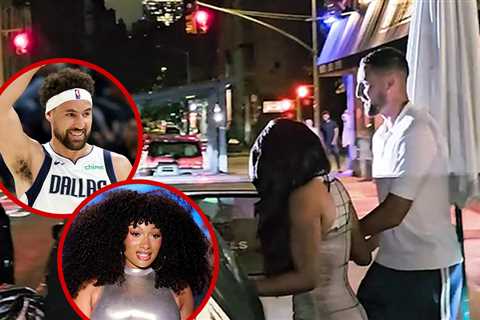 Megan Thee Stallion, Klay Thompson Hold Hands Leaving Dinner In NYC