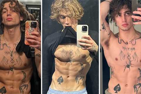 Vinnie Hacker Shirtless Shots to Kick Off His 23rd Birthday!
