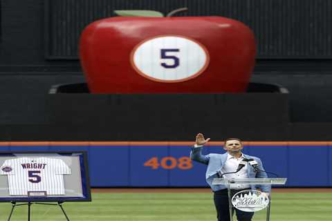 David Wright lands his place in Mets immortality as his No. 5 officially gets retired in emotional..