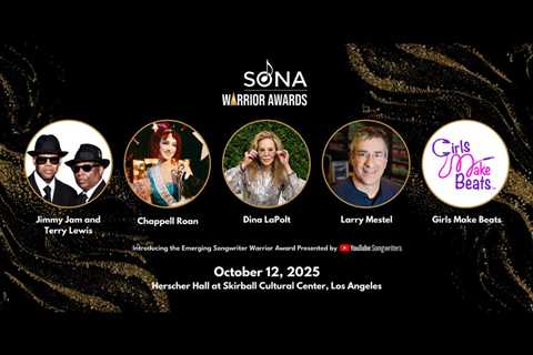 Chappell Roan, Jimmy Jam and Terry Lewis to Be Honored at 5th Annual SONA Warrior Awards