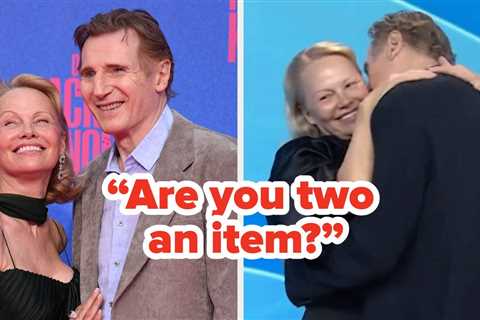 After Stepping Out Together With Their Kids, Liam Neeson And Pamela Anderson Were Asked If They’re..