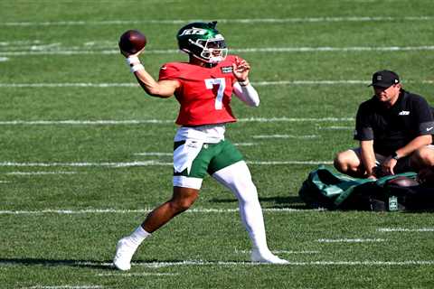 Justin Fields ends on high note in Jets practice return