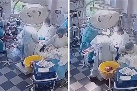 Russian Doctors Perform Surgery as Earthquake Shakes Operating Room, on Video