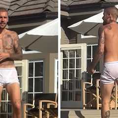 Justin Bieber Emerges From Lake in Dripping Wet Underwear, on Video