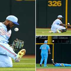 Rangers’ Adolis Garcia makes jaw-dropping barehanded catch