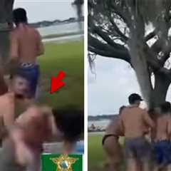 Florida Lakeside Brawl Caught on Insane Video, 8 Arrested