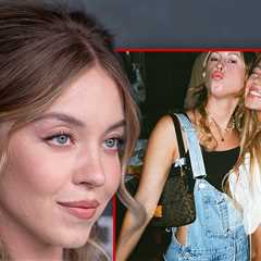 Sydney Sweeney Parties In Blue Jeans With Friends, Shows Off Stomach
