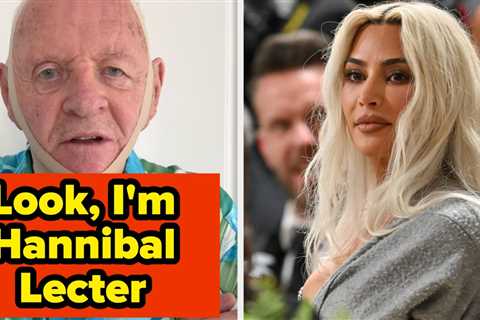 Kim Kardashian Responded To Anthony Hopkins Mocking Her New Face Shapewear