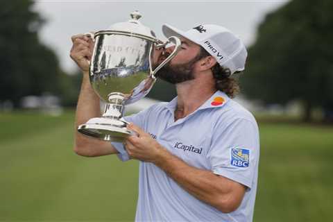 Cameron Young finally gets elusive PGA Tour title with dominant Wyndham Championship win