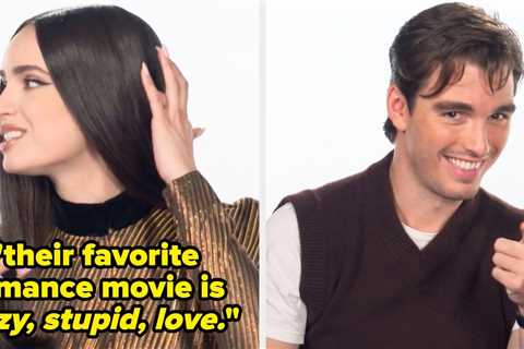 Sofia Carson And Corey Mylchreest Guessed Each Other's Favorite Romance Movies And More While..
