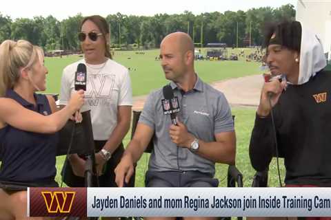 Jayden Daniels’ mom criticized by ex-ESPNer after Commanders training camp interview