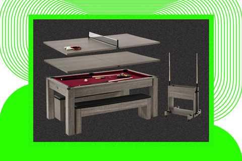 Unlock Endless Fun With This Dining Table That Transforms Into a Pool & Table Tennis Set