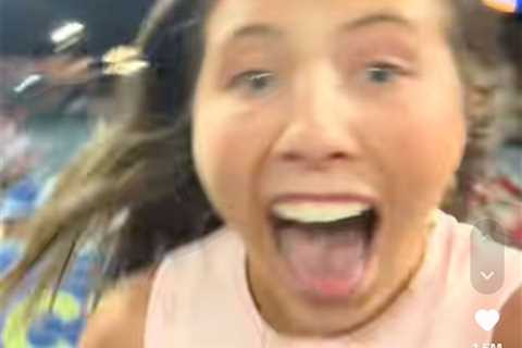 TikTokker arrested after filming herself running onto field during Angels game in surreal scene
