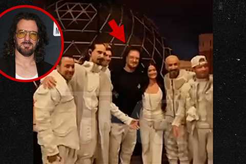 *NSYNC's JC Chasez Attends Backstreet Boys Show in Las Vegas