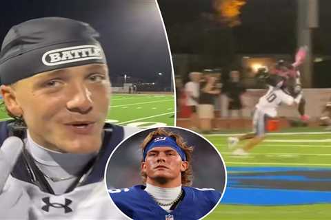 Jaxson Dart’s brother, Diesel, goes viral for flashy football highlight reel