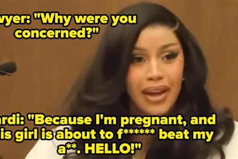 11 Awkward, Uncomfortable, And Deeply Unserious Moments From Cardi B's Assault Trial