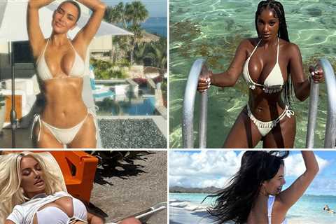Kick Off Labor Day Weekend With Sexy Stars In White-Hot Bikinis