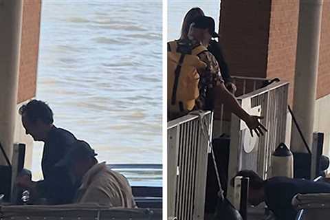 Jude Law Slips and Falls Hard While Getting Off Water Taxi, on Video