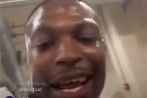 TCU star takes Jordon Hudson swipe during wild locker room celebration