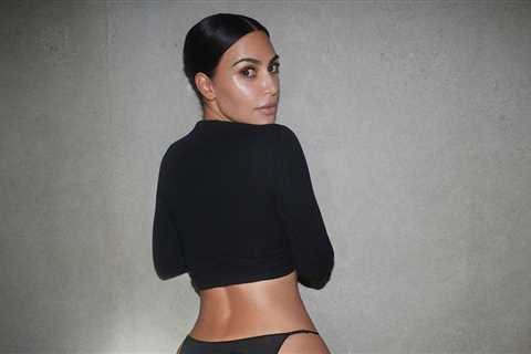 Kim Kardashian Drops Sexy New IG Pics Plugging Her SKIMS