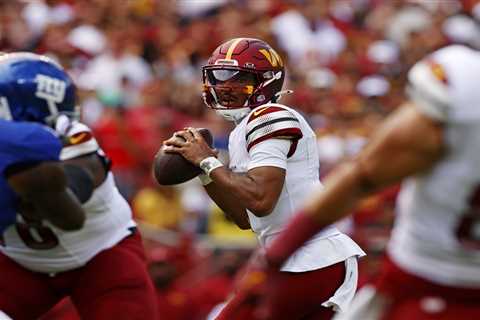 Jayden Daniels kept his perfect Giants record intact even without A game