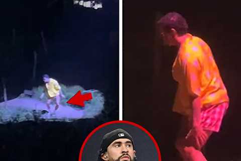 Bad Bunny Hurts Knee Mid-Performance During Puerto Rico Concert
